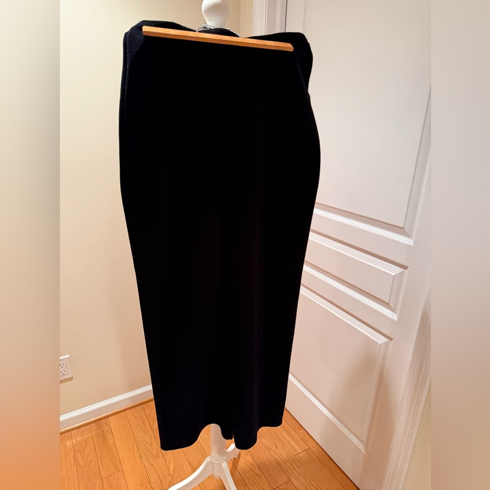 Necessary Objects Classic Black Pencil Skirt With… - image 1